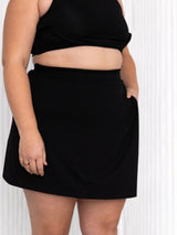 BLACK SERENA SKORT