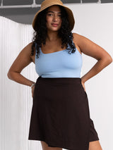 Free Label cold brew serena skort made in canada bamboo skort