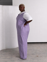 Free Label Lilac Frieda Jumpsuit, plus size linen jumpsuit