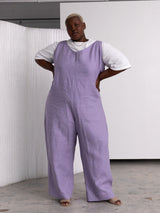Free Label Lilac Frieda Jumpsuit, plus size linen jumpsuit