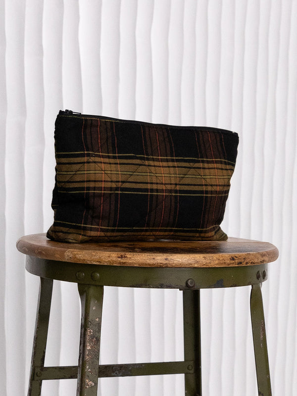 Plaid Cosmetic Bag