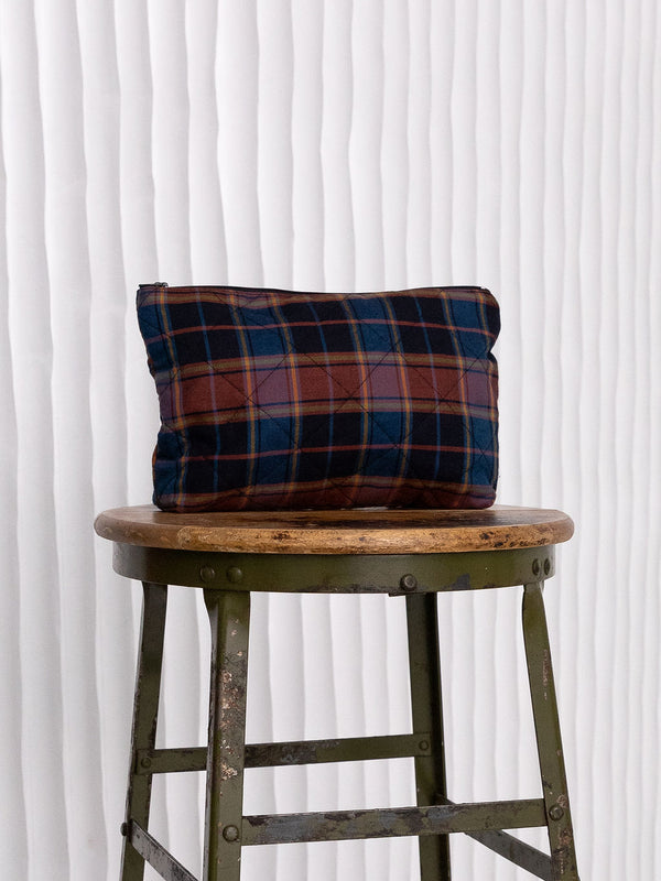 Plaid Cosmetic Bag