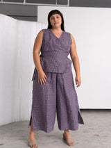 Slow fashion linen crop pants size inclusive
