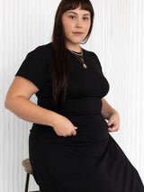 Free Label black jenie tee, classic lyocell t-shirt