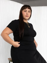 Free Label black jenie tee, classic lyocell t-shirt