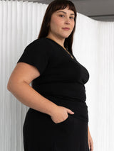 Free Label black jenie tee, classic lyocell t-shirt