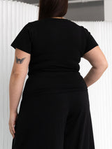 Free Label black jenie tee, classic lyocell t-shirt