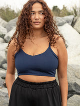NAVY HOLLY BRA