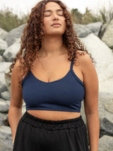 NAVY HOLLY BRA