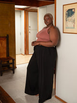 Big flowy lyocell organic cotton pants plus size