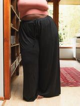 Big flowy lyocell organic cotton pants plus size