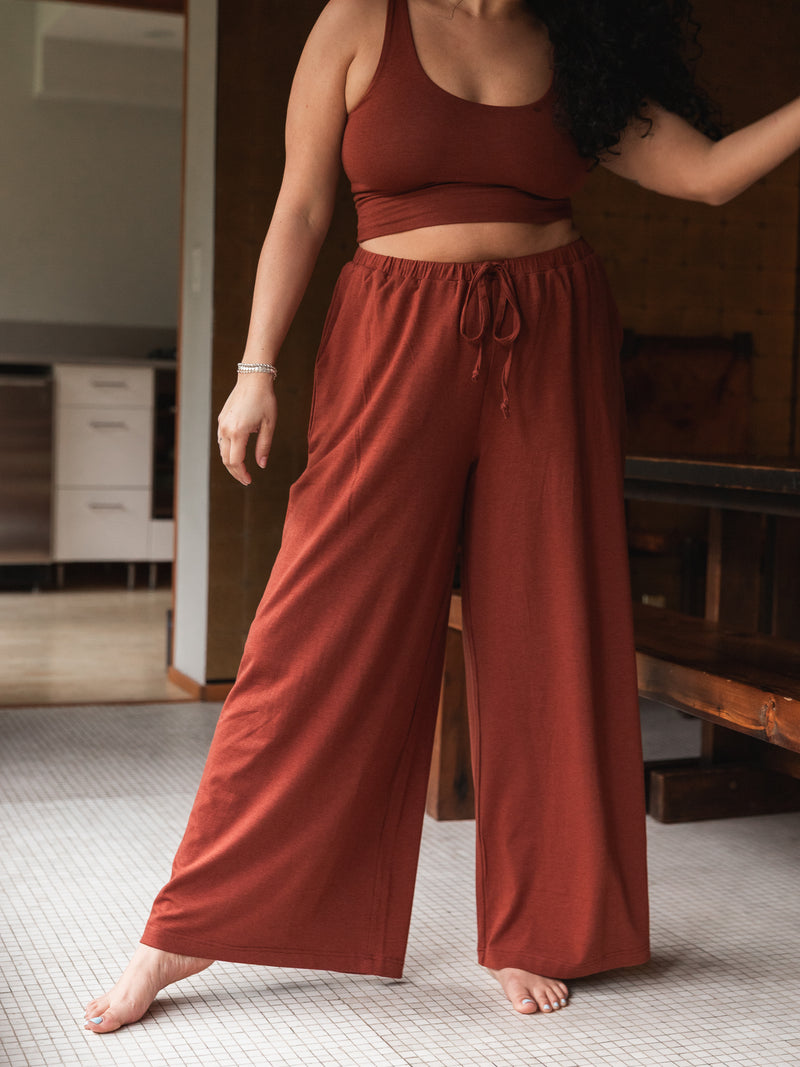CINNAMON LYOCELL SLOANE PANT