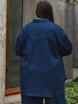 cotton natural fiber chambray button up