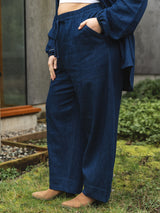 DARK DENIM ROONEY BARREL PANT