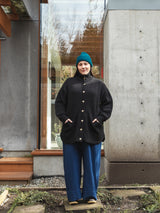 Black alpaca cardigan