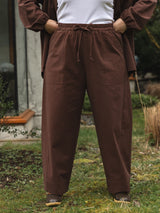 ESPRESSO ORGANIC COTTON ROONEY BARREL PANT