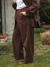 ESPRESSO ORGANIC COTTON ROONEY BARREL PANT