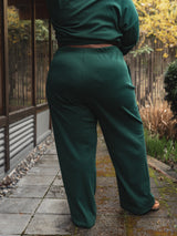 VARSITY GREEN ORGANIC COTTON BILLIE LOUNGE PANT