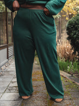 VARSITY GREEN ORGANIC COTTON BILLIE LOUNGE PANT