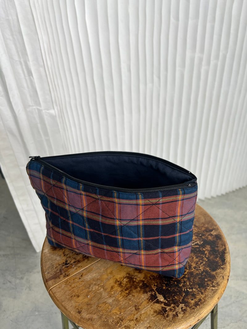 Plaid Cosmetic Bag