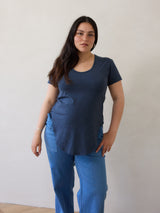 Free Label Jaimee Tee - baseball hem lyocell tee maternity and nursing friendly