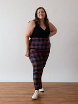 AS IF PLAID REESE PANT