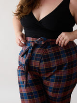 AS IF PLAID REESE PANT
