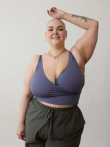 Free label ethically made bamboo wire free bra nursing friendly plus size