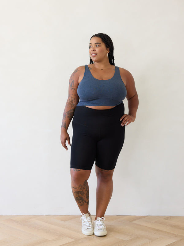 MELANGE BLUE THOMPSON BRA