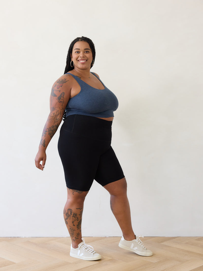 MELANGE BLUE THOMPSON BRA