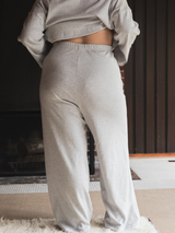 ATHLETIC GREY PIMA COTTON BILLIE LOUNGE PANT