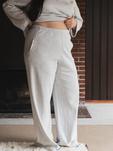 ATHLETIC GREY PIMA COTTON BILLIE LOUNGE PANT