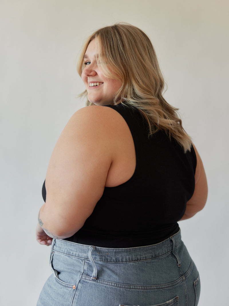 Plus Size Avery Top in Black