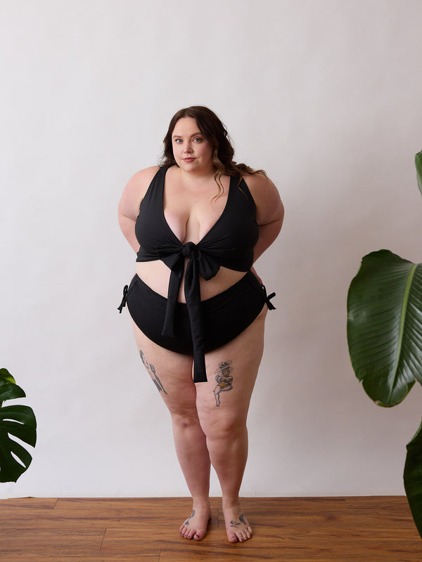 Free Label Swim - Black - Plus Size Swimwear - Made in Canada