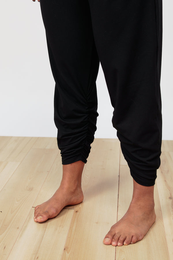 Black Cropped Sunday Pant Free Label Ethical Clothing