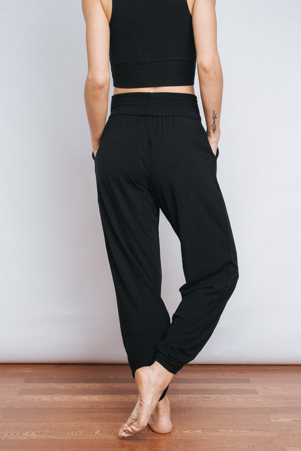 Free Label slow fashion canadian made bamboo harem pant