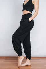Free Label slow fashion canadian made bamboo harem pant
