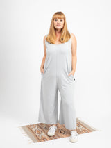 Grey Reversible Wide Leg Jumpsuit