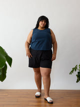 Cotton Crepe Short - Plus Size Clothing Vancouver, Ethical, Sustainable, Free Label 2023
