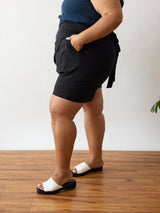 Plus Size Model - 4X Model - 4X Shorts - Cotton Crepe Shorts