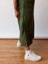 Ultra wide leg with side slit for maximum mobility and comfort
