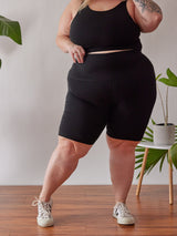 STRETCHY, BIKER SHORT MADE IN CANADA FROM SUSTAINABLE BAMBOO