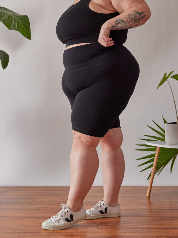 Fabric is custom knit and dyed in Toronto, Canada